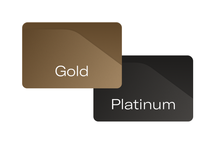 Gold & Platinum Digital Membership Card