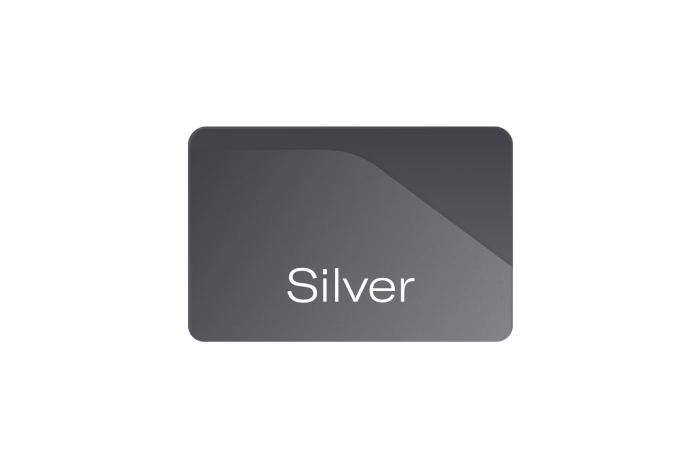 Silver Digital Membership Card