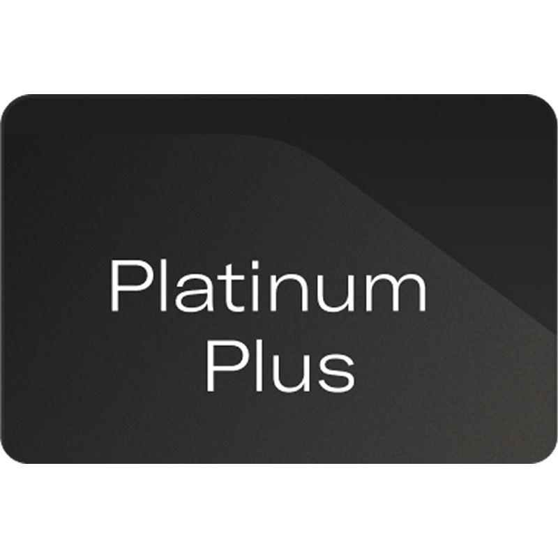 Platinum Plus Membership Card