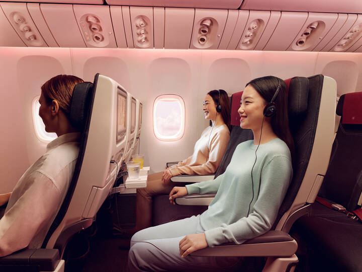 Image of Qatar Airlines Economy Seating