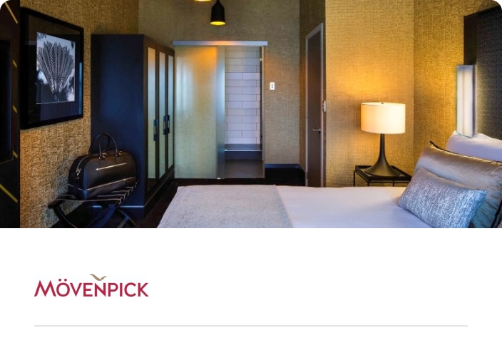 Hotel room at Mövenpick Hotel Wellington 