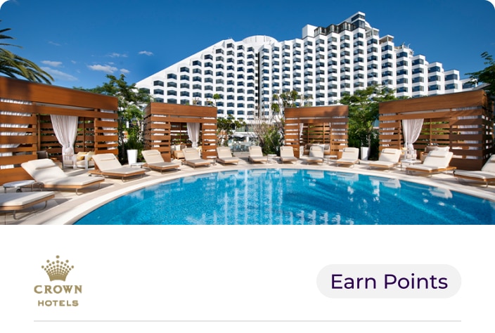 Image of building overlooking pool