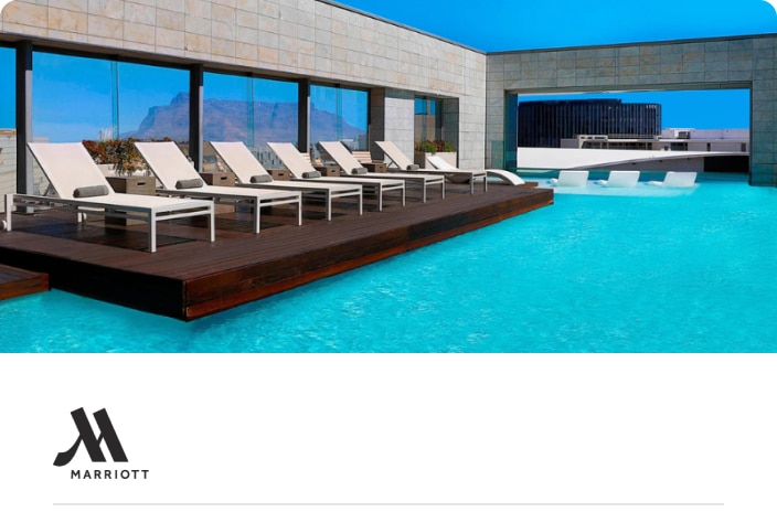 Image of a pool at Cape Town Marriott Hotel Crystal Towers, South Africa