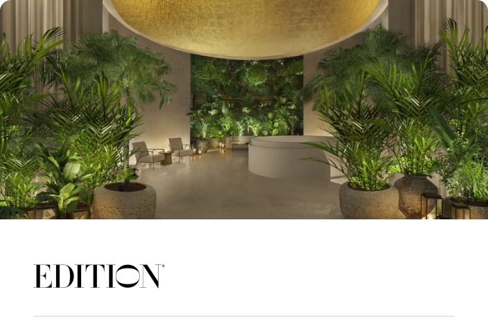 Image of a lobby area at the Singapore Edition