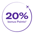 20% bonus Points
