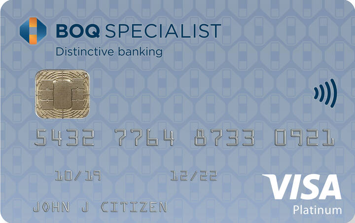 BOQ Specialist Platinum Credit Card