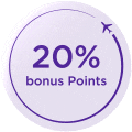 20% bonus Points