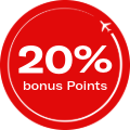20% bonus Points