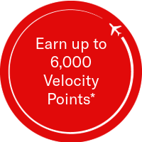 Image of earn up to 6,000 Velocity Points