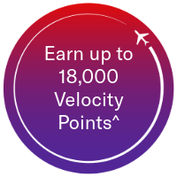Image of earn up to 18,000 Velocity Points