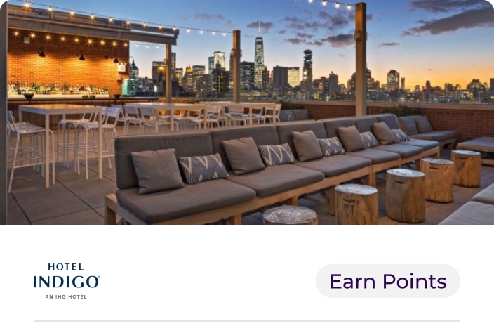 Image of the rooftop terrace at Hotel Indigo Lower East Side New York