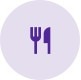 complimentary meal icon