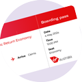 Virgin Australia Return Economy Flight for 2