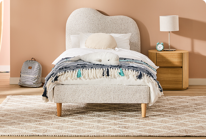 Image of a small single bed