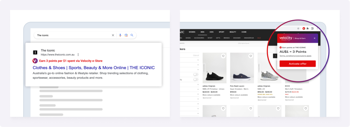 Velocity clothing website online