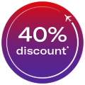 40% off discount on buying points