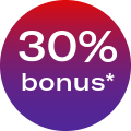 30% off discount on buying points