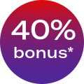 40% off discount on buying points
