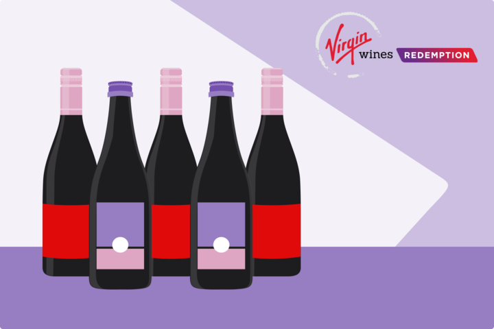 Wine Illustration with Velocity Wine Store Logo