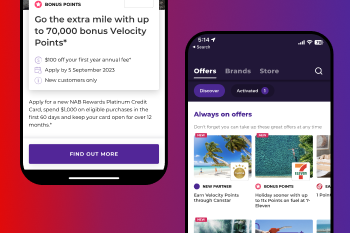 Check the latest VFF offers via the Velocity App Feature Image