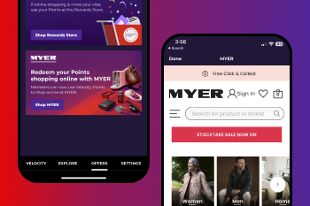 Redeem with MYER Online via the Velocity App Feature Image