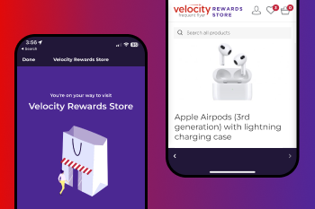 View the Velocity Reward Store via the Velocity App Feature Image